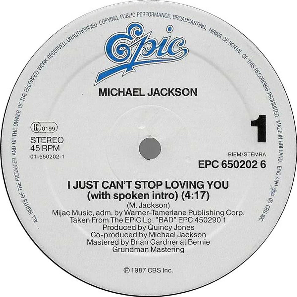 Michael Jackson - I Just Can't Stop Loving You