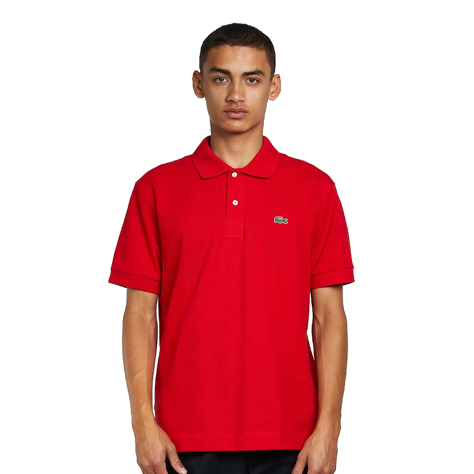 Lacoste - Short Sleeved Ribbed Collar Shirt