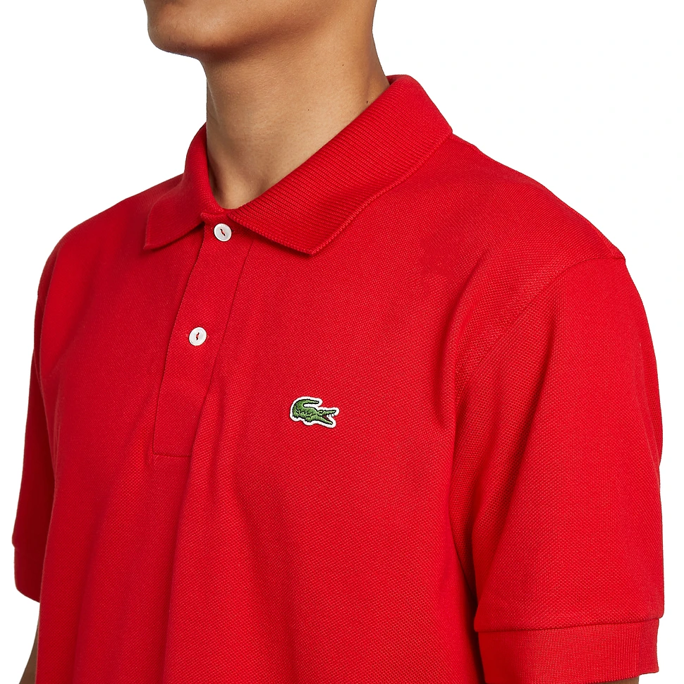 Lacoste - Short Sleeved Ribbed Collar Shirt