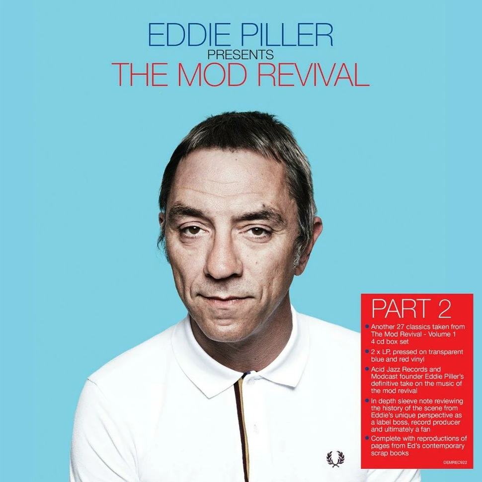 V.A. - Eddie Piller Presents The Mod Revival Part 2 Blue / Red Vinyl Edition