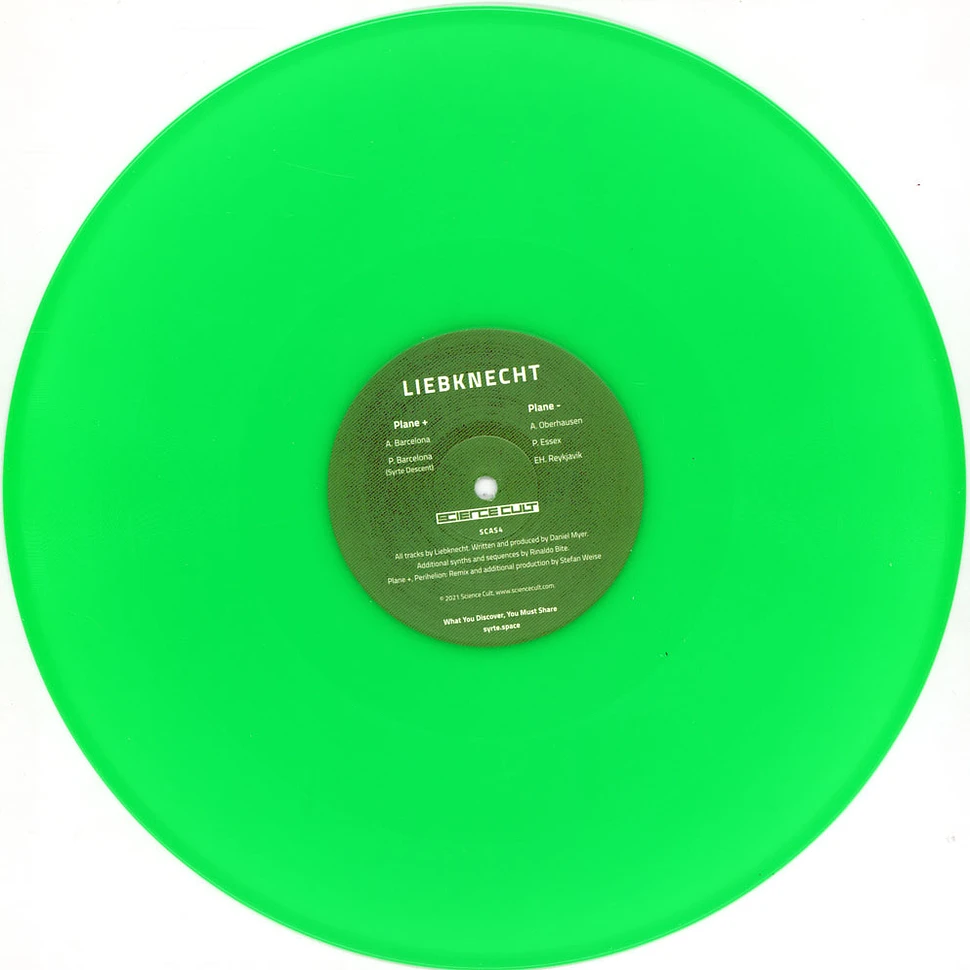 Liebknecht - 527.039 Syrte Remix Green Vinyl Edition