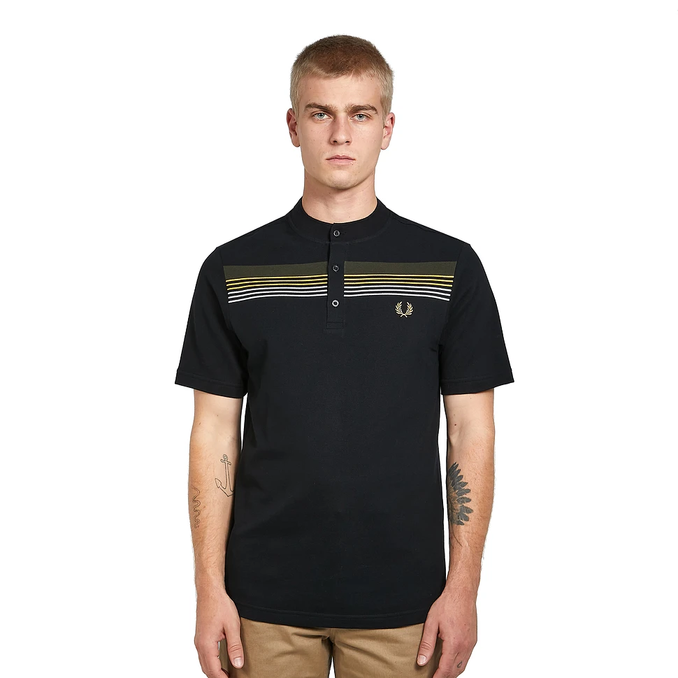 Fred Perry - Engineered Stripe Henley Shirt