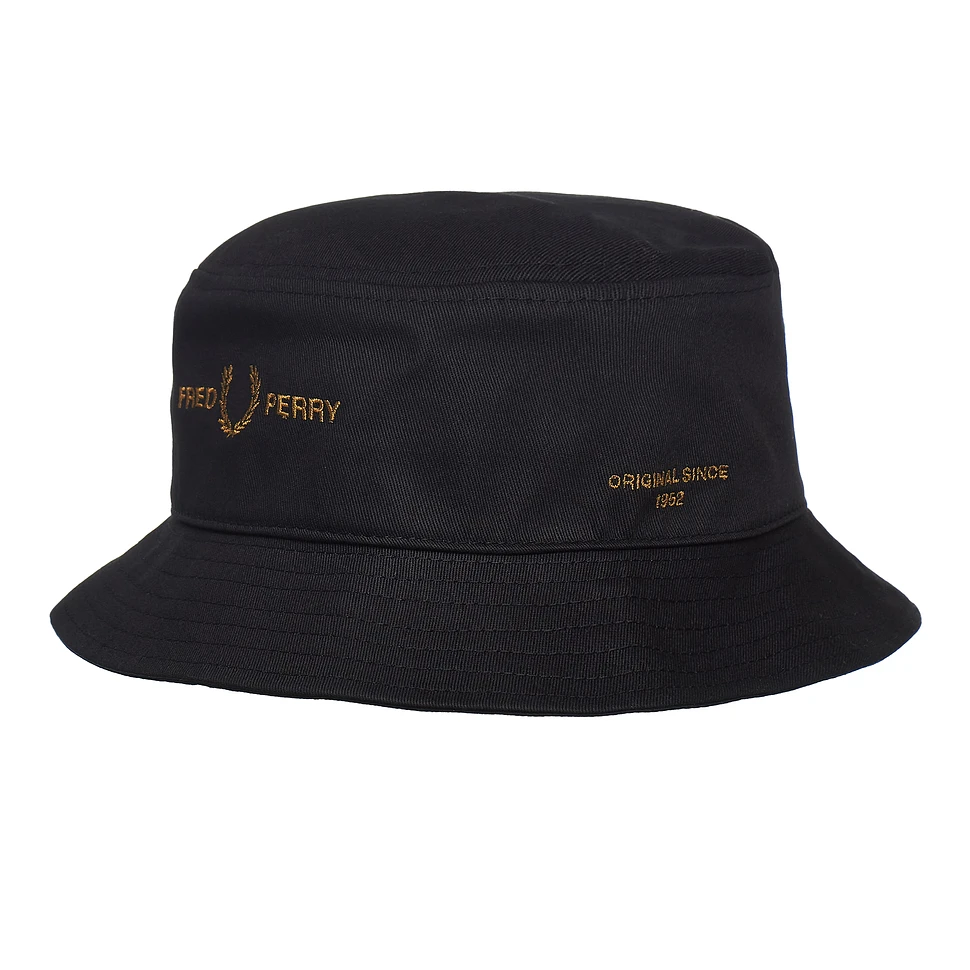 Fred Perry - Branded Twill Bucket Hat