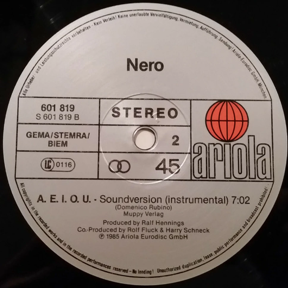 Nero - A.E.I.O.U. (Special-DJ-Remix)