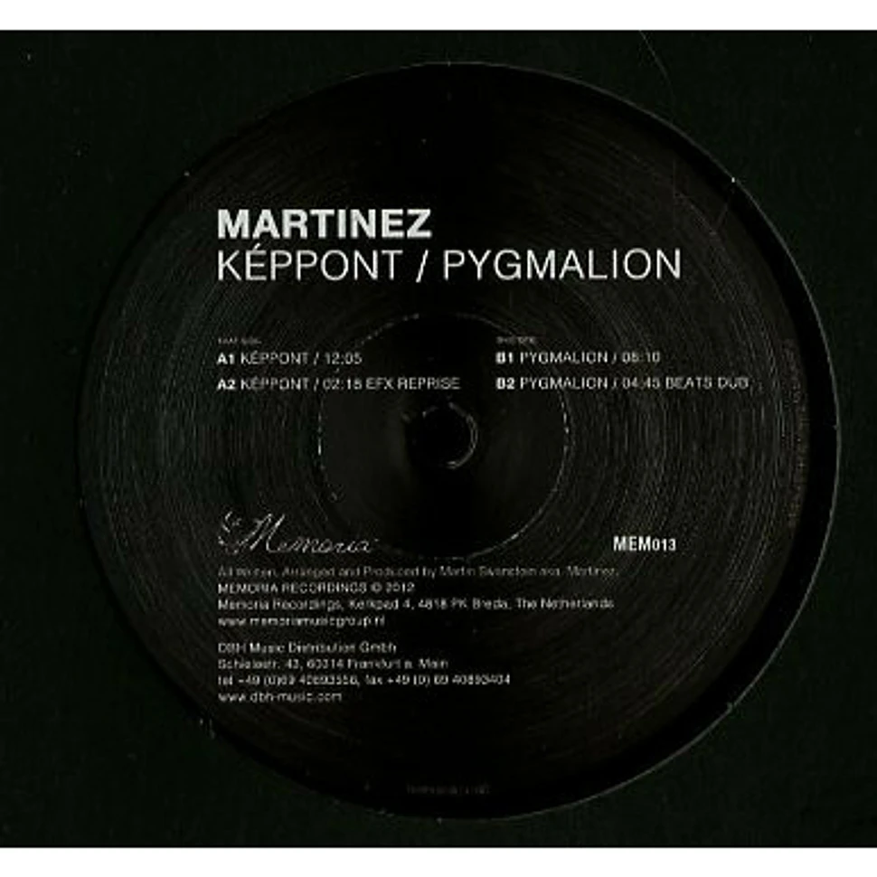 Martinez - Keppont / Pygmalion