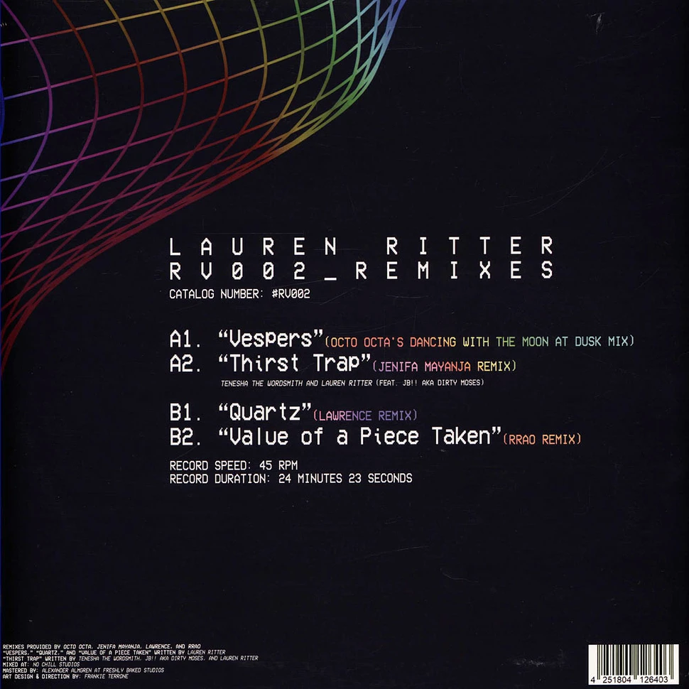 Lauren Ritter - Rift Vision 002 - The Remixes