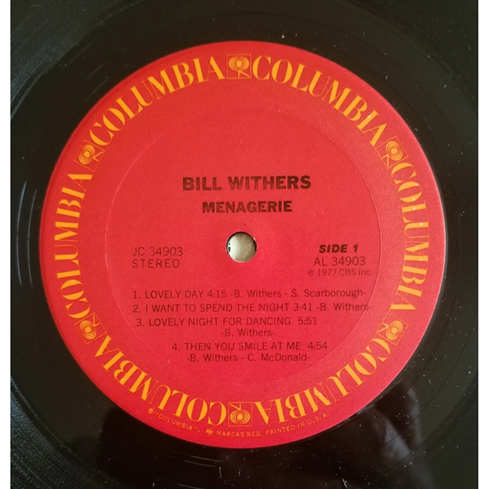 Bill Withers - Menagerie