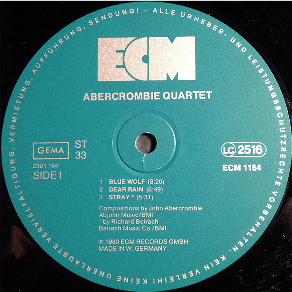John Abercrombie Quartet - Abercrombie Quartet
