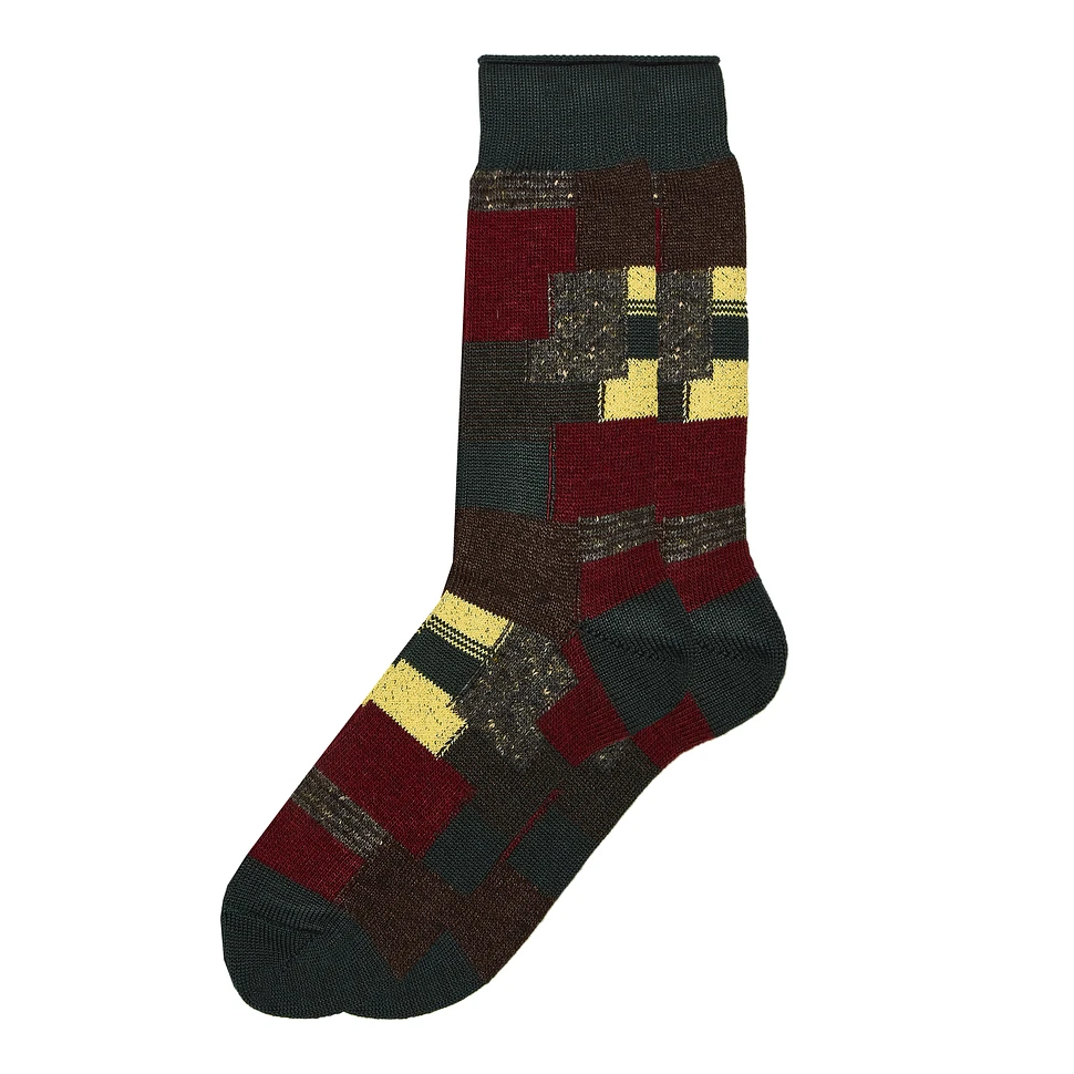 Anonymous Ism - Patchwork Crew Socks