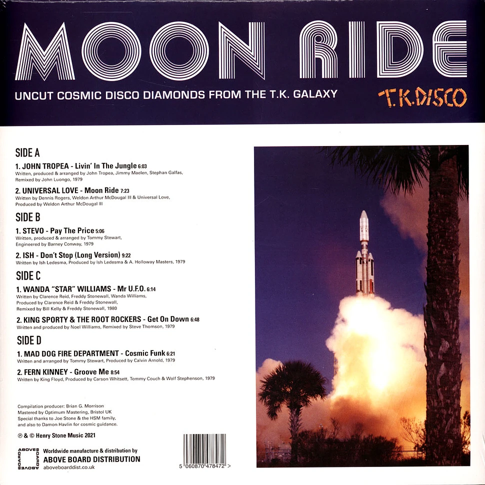 V.A. - Moon Ride: Uncut Cosmic Disco Diamonds From The T.K. Galaxy