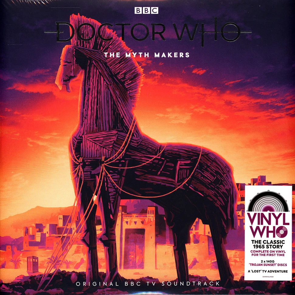 Doctor Who - The Myth Makers - Trojan Sunset Splatter Vinyl
