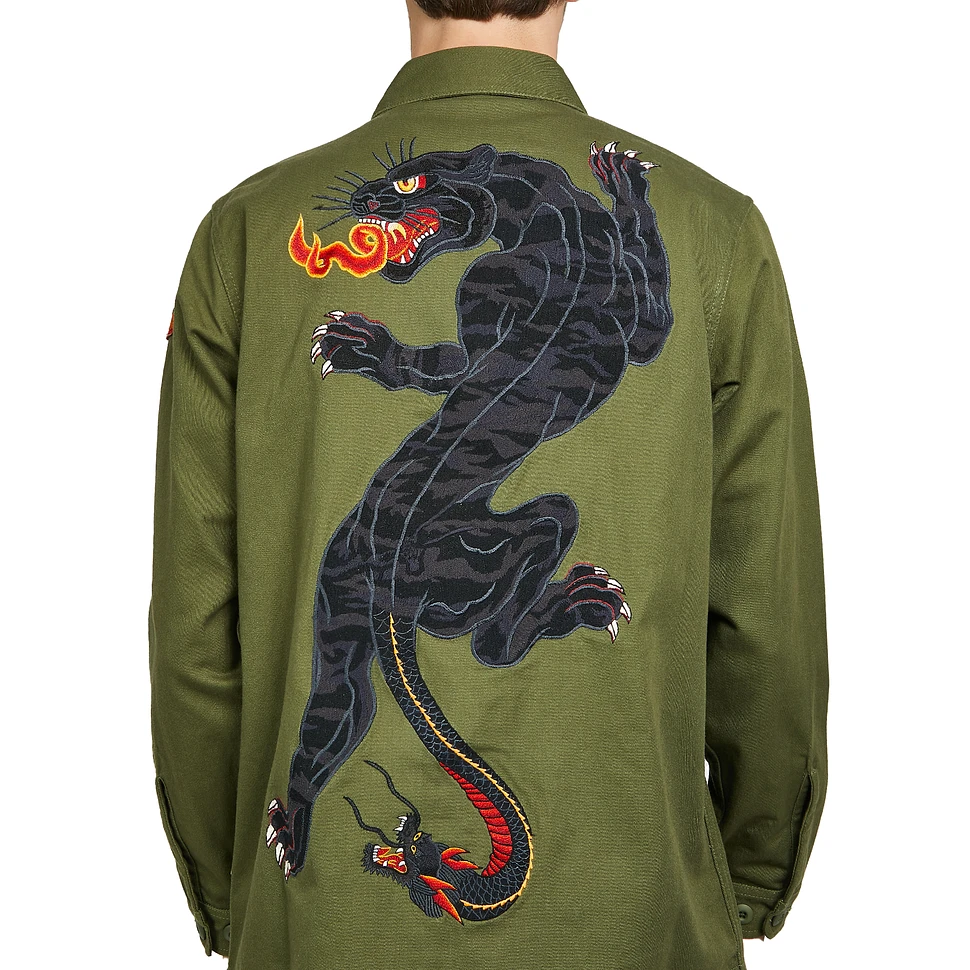 Maharishi - Panther Embroidered Shirt
