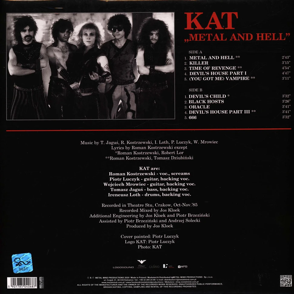 Kat - Metal And Hell Red Vinyl Edition