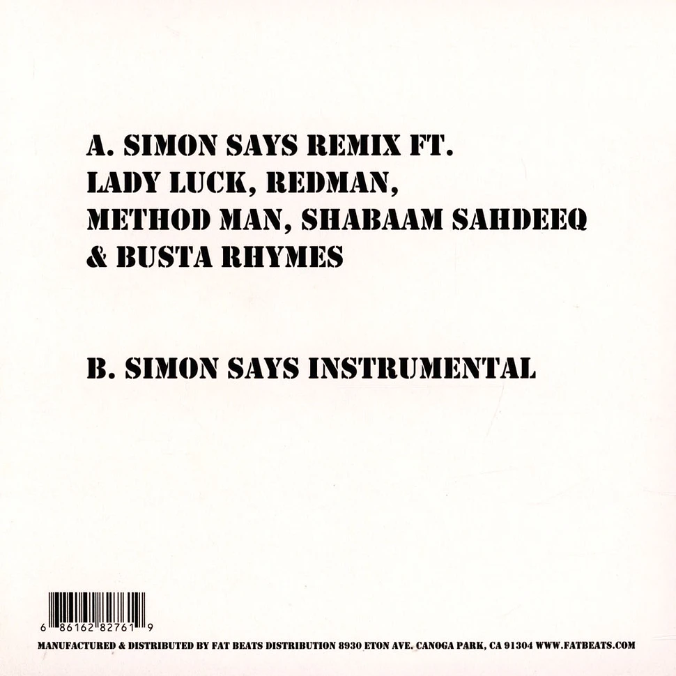 Pharoahe Monch - Simon Says Remix b/w Instrumental (7)