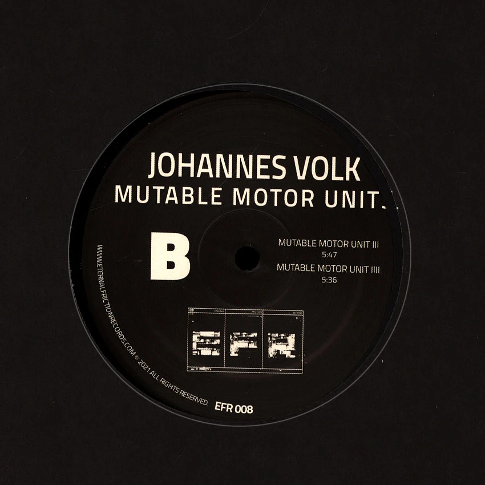 Johannes Volk - Mutable Motor Units