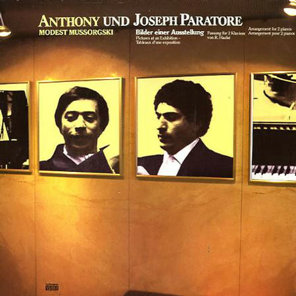 Anthony Und Joseph Paratore - Modest Mussorgsky - Bilder Einer Ausstellung (Fassung Für 2 Klaviere Von R. Haché)