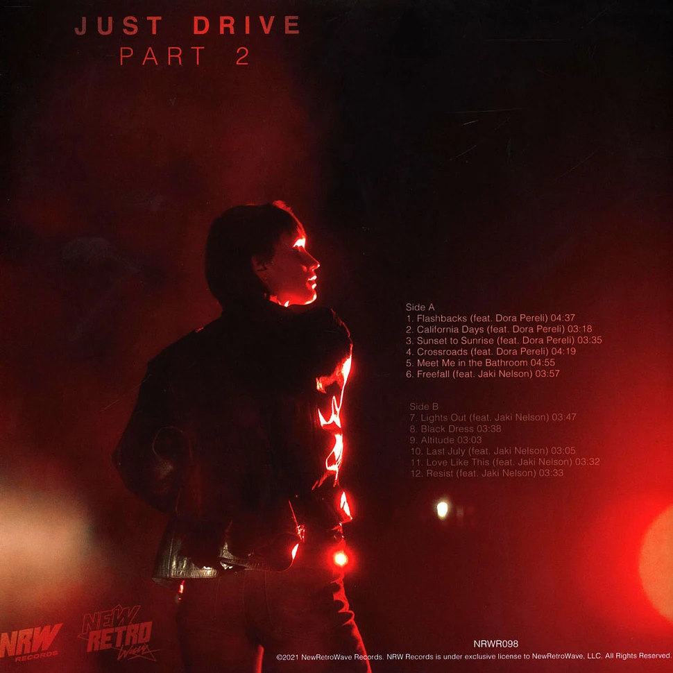 Wolfclub - Just Drive (Part 2) Yellow w/ Black Smoke Vinyl Edition