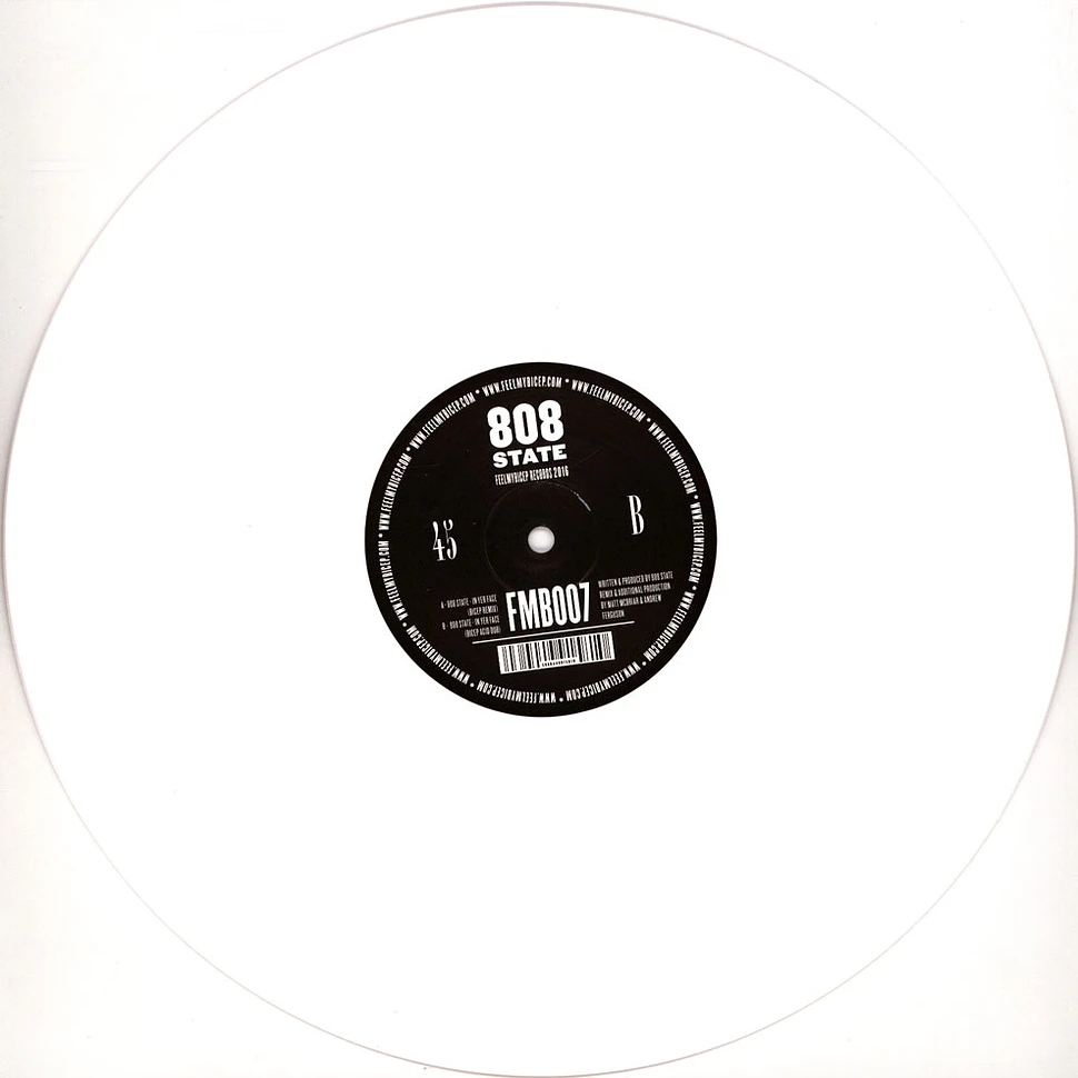 808 State - In Yer Face Bicep Remixes White Vinyl Edition