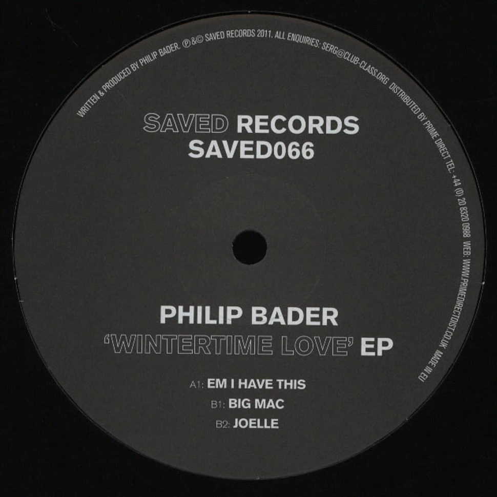 Philip Bader - Wintertime Love EP