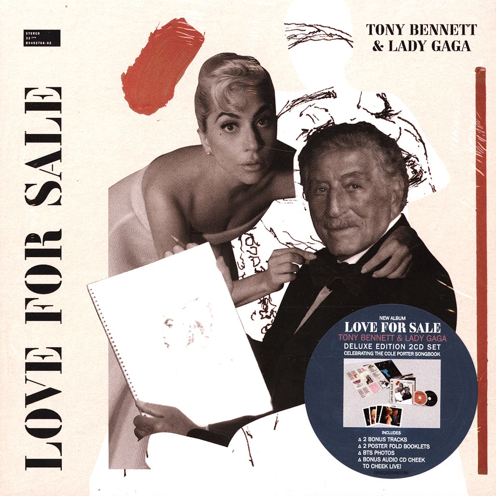 Tony Bennett & Lady Gaga - Love For Sale Deluxe Edition W/ Cheek To Cheek Live CD