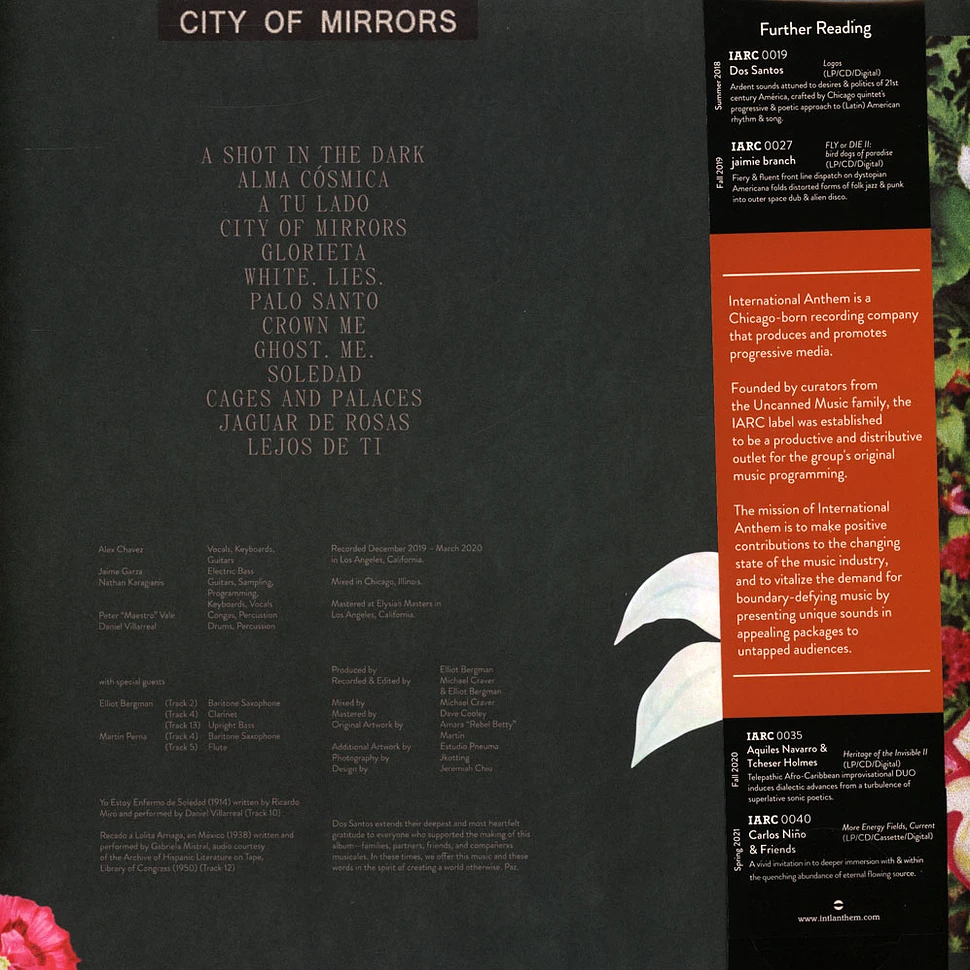 Dos Santos - City Of Mirrors Black Vinyl Edition
