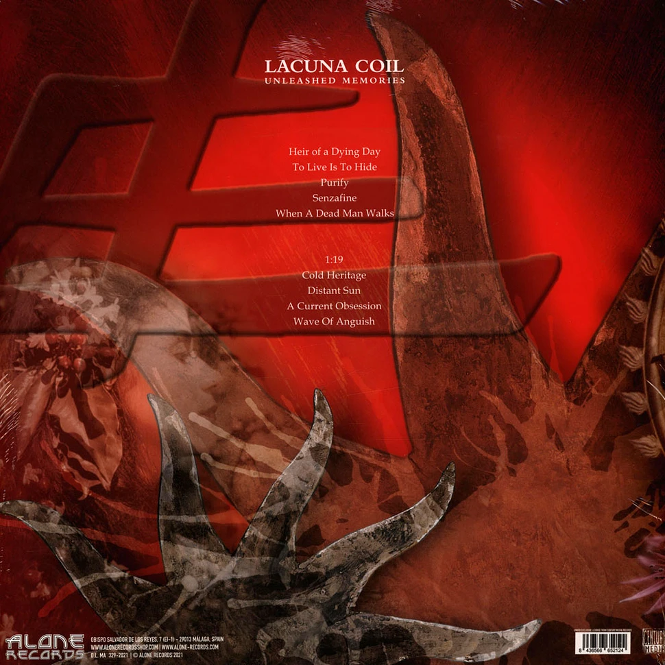 Lacuna Coil - Unleashed Memories Black Vinyl Edition