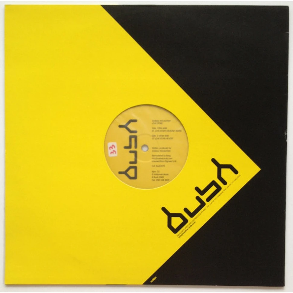 Andrew McLauchlan – Love Story レコード ANDREW MCLAUCHLAN / Love Story (Bush, BSL4, 12inch) – TICRO