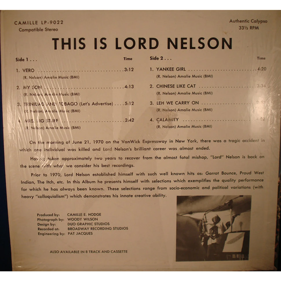 Lord Nelson - This Is Lord Nelson