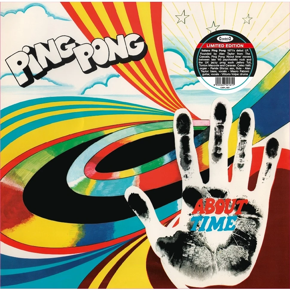 Ping Pong - About Time Black Vinyl Edition