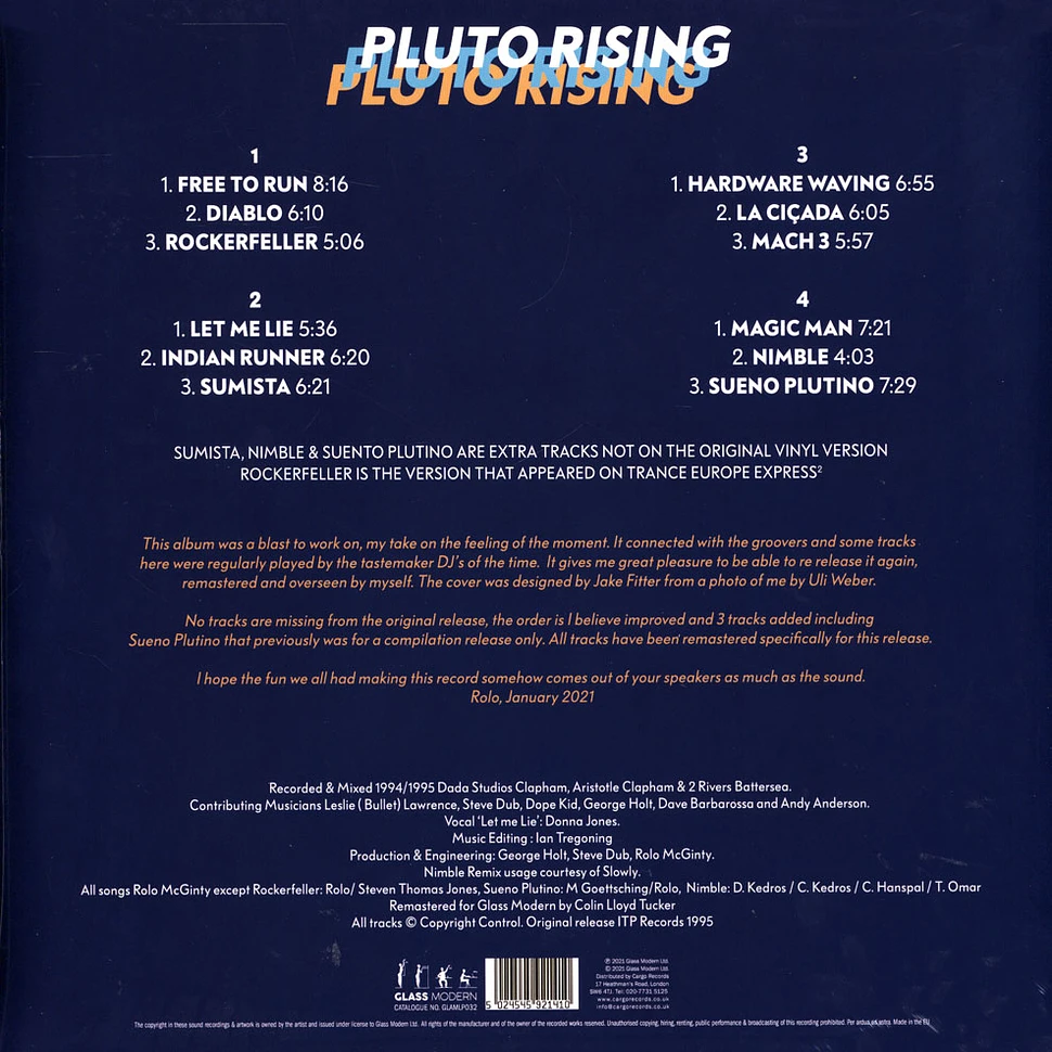 Pluto - Rising Deep Blue Vinyl Editoin