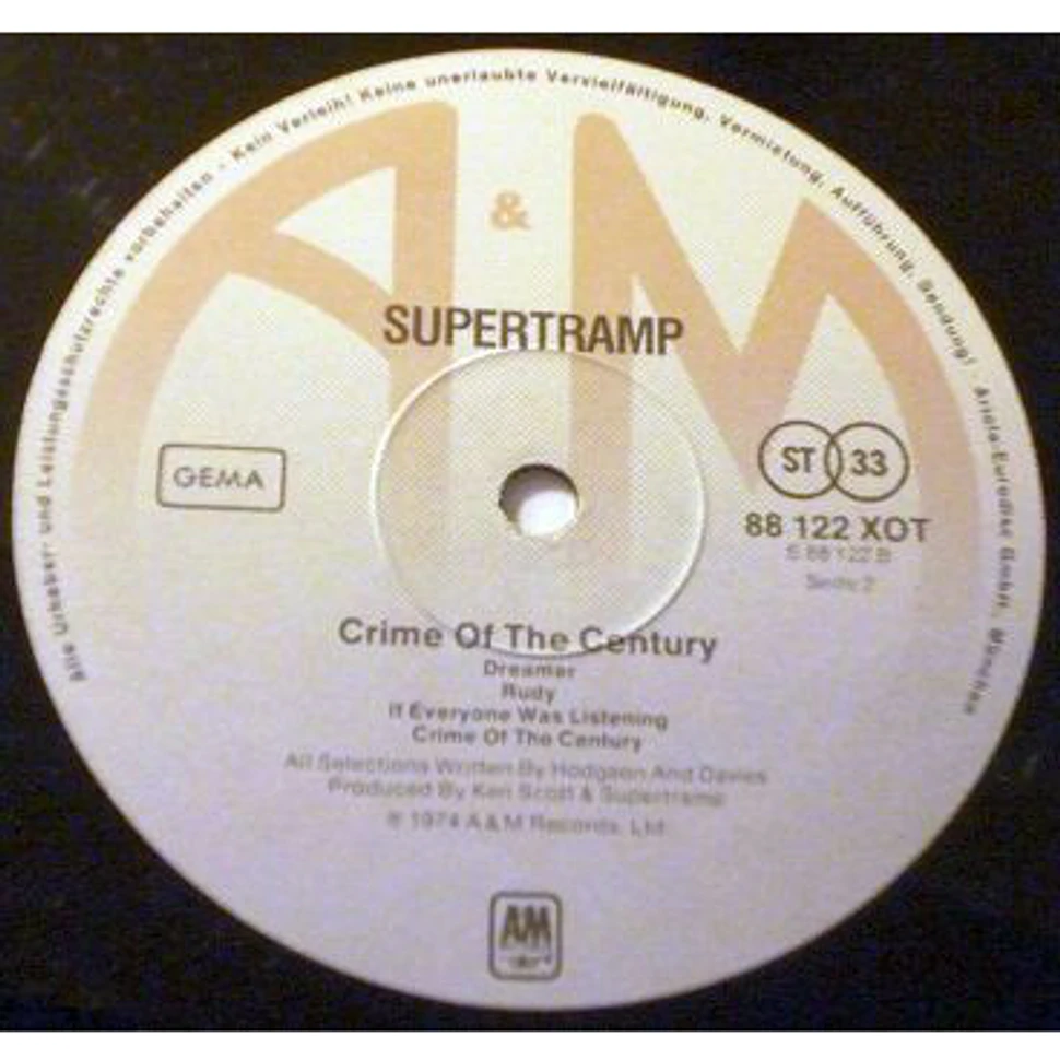 Supertramp - Crime Of The Century