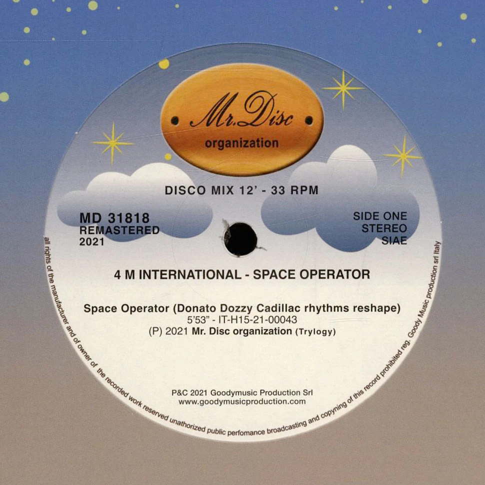 4 M International - Space Operator Donato Dozzy Remix