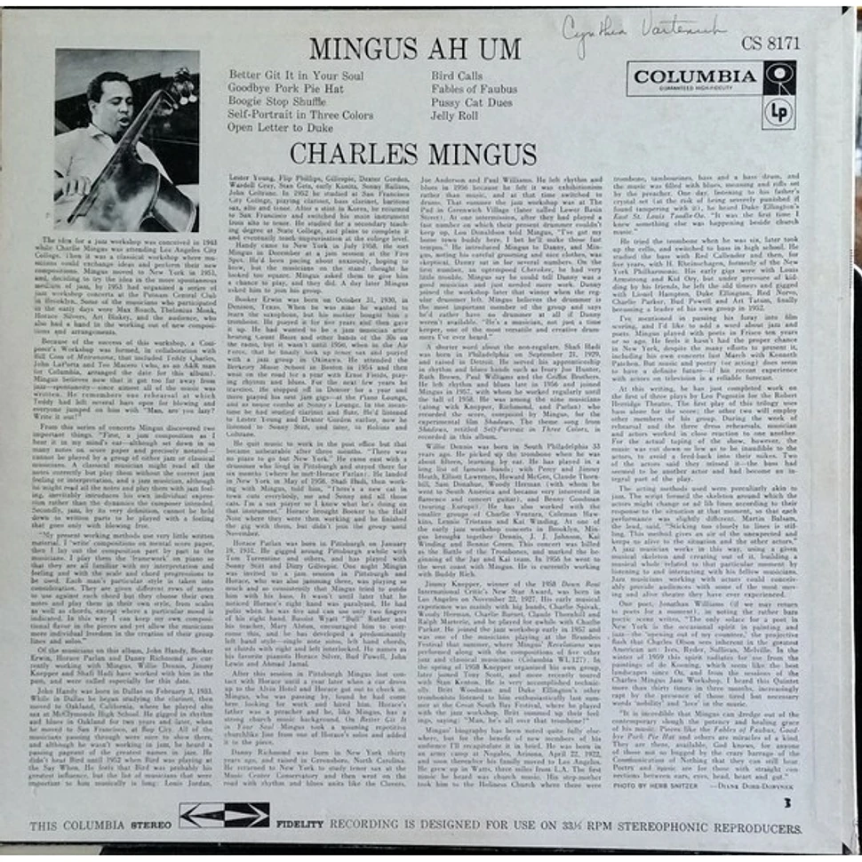 Charles Mingus - Mingus Ah Um