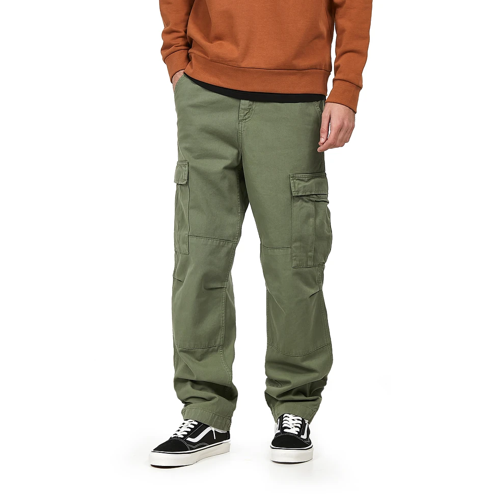 Carhartt WIP REGULAR CARGO PANT MORAGA - Cargo trousers - dollar green  garment dyed/olive 