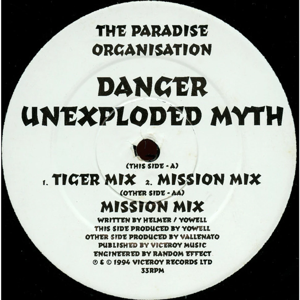 Paradise Organisation - Danger Unexploded Myth