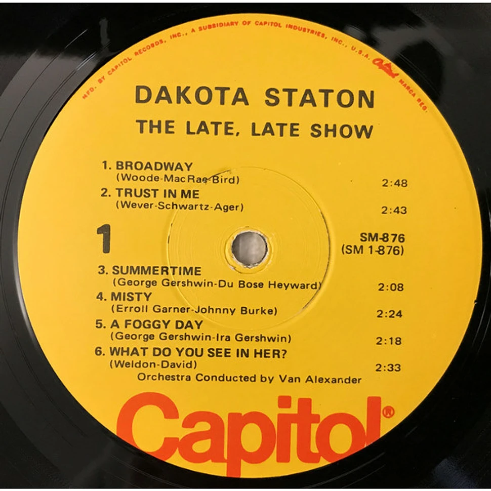 Dakota Staton - The Late, Late Show