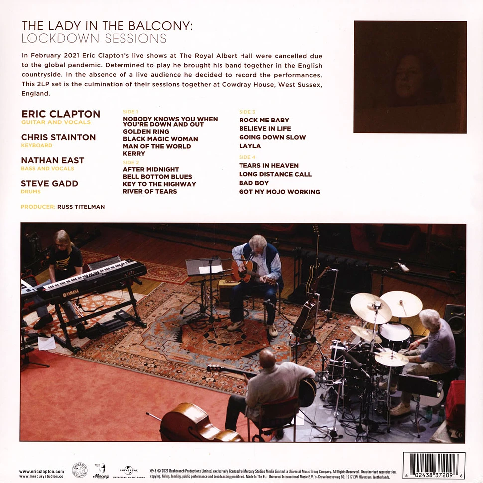 Eric Clapton - Lady In The Balcony Lockdown Sessions Limited Edition