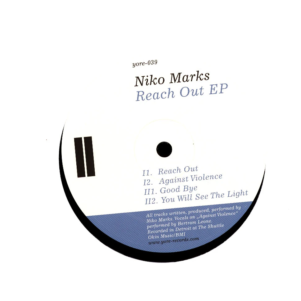 Niko Marks - Reach Out EP