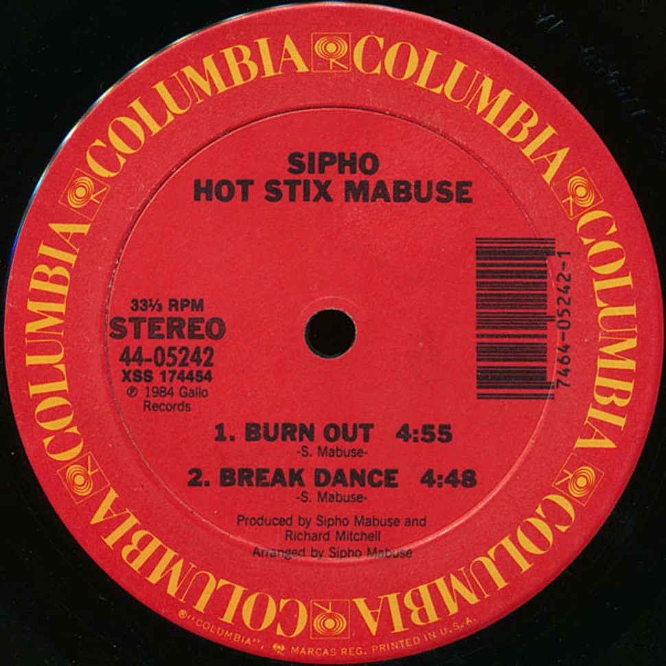Sipho Mabuse - Burn Out