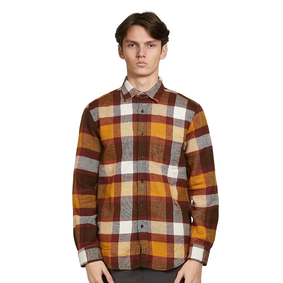 Portuguese Flannel - Terracota Check Shirt