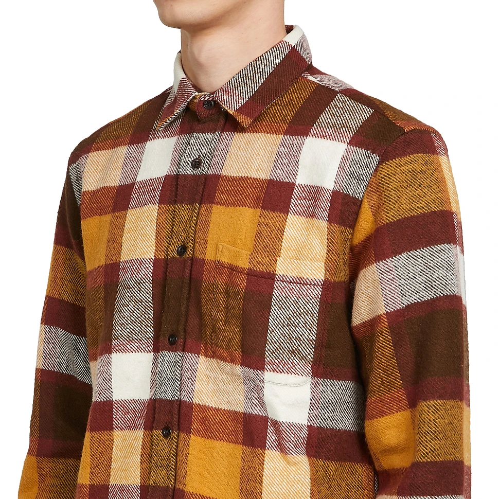 Portuguese Flannel - Terracota Check Shirt