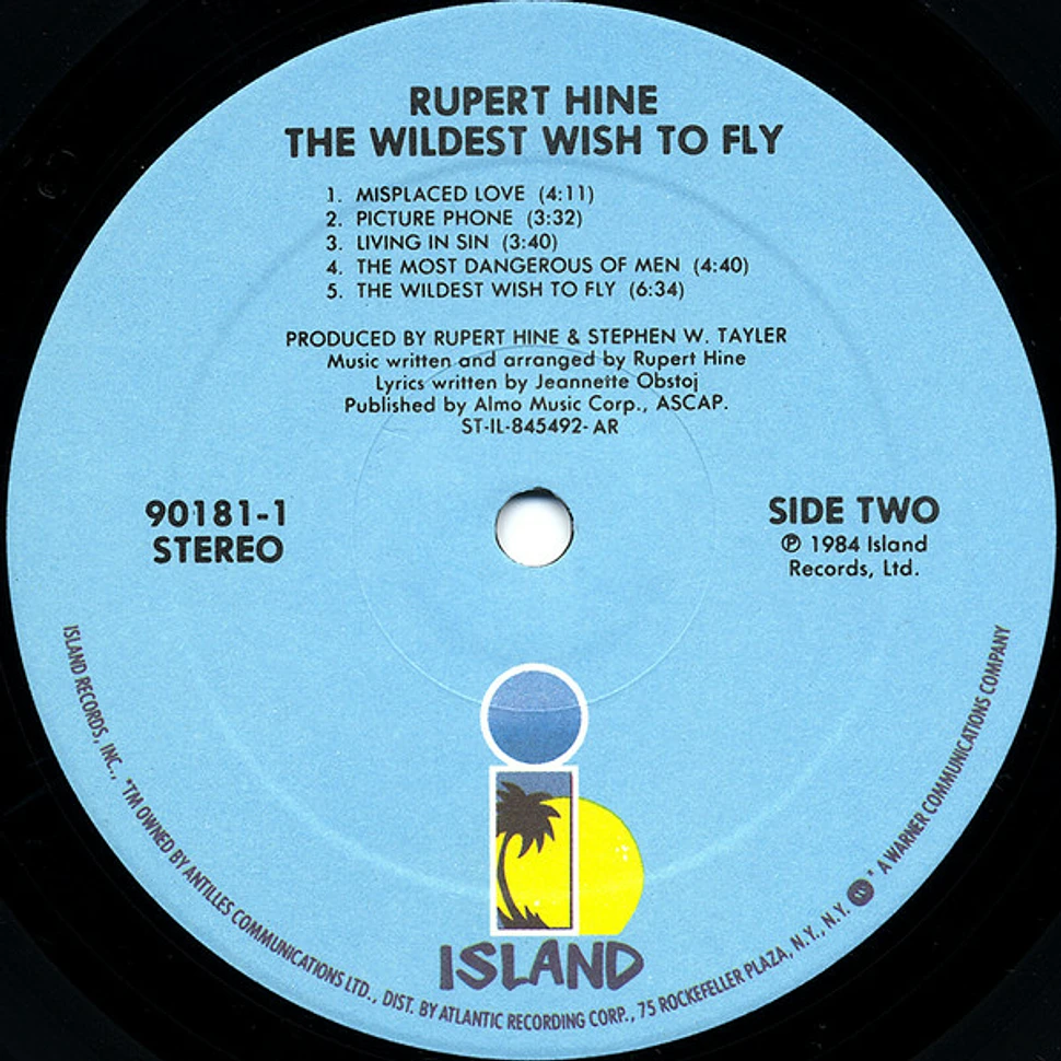 Rupert Hine - The Wildest Wish To Fly