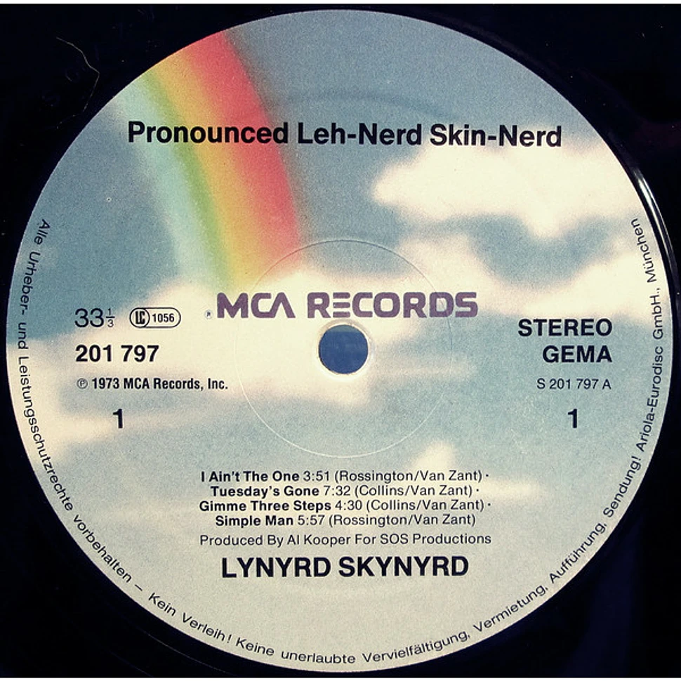 Lynyrd Skynyrd - (Pronounced 'Lĕh-'nérd 'Skin-'nérd)