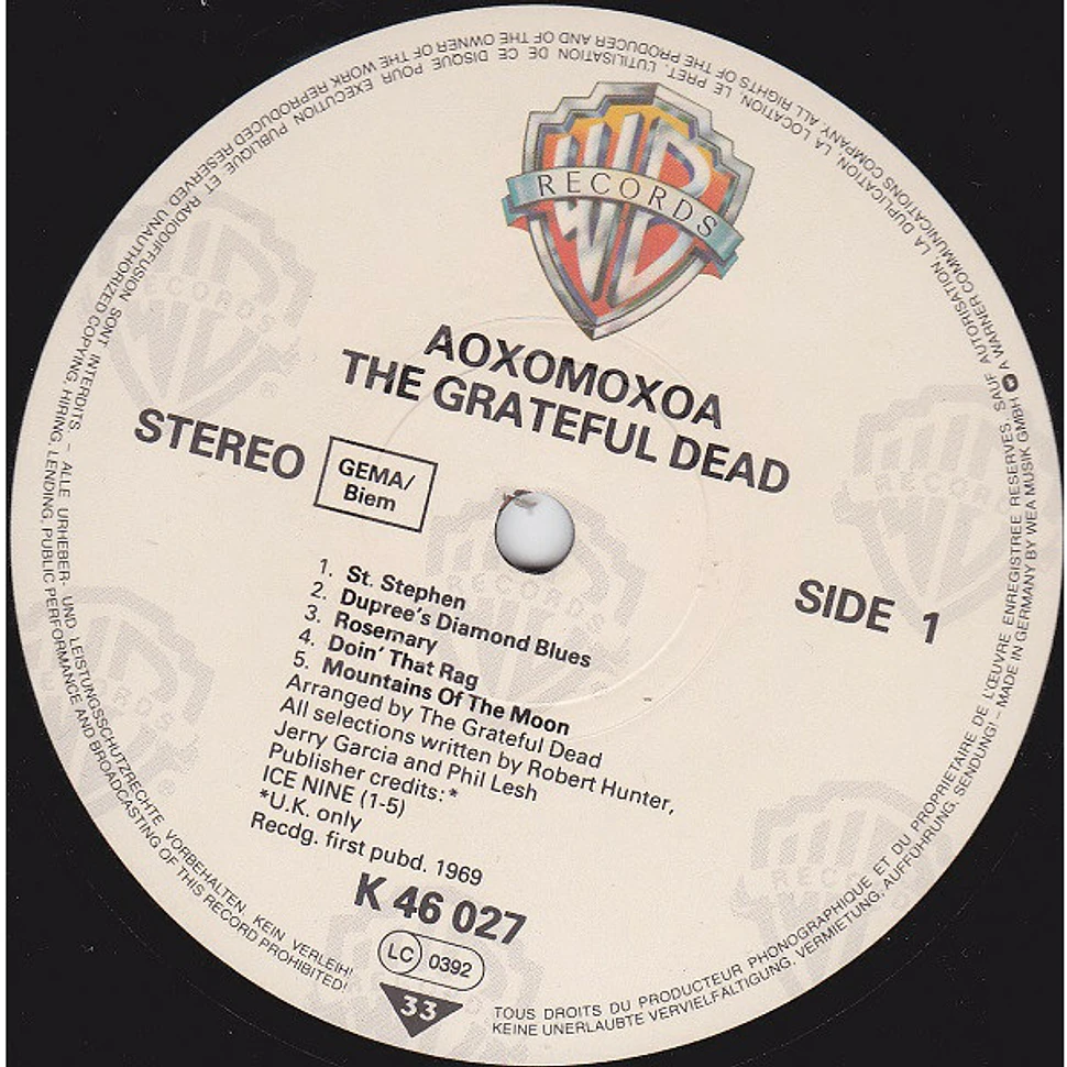 The Grateful Dead - Aoxomoxoa