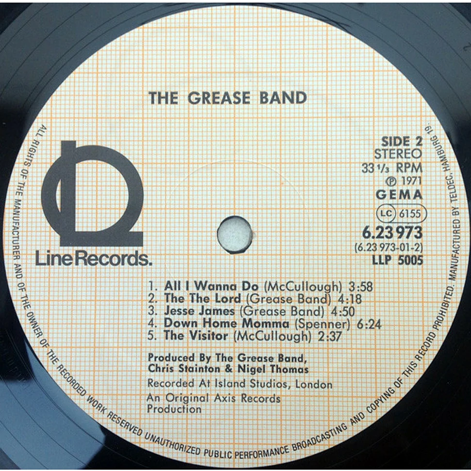 The Grease Band - Grease Band