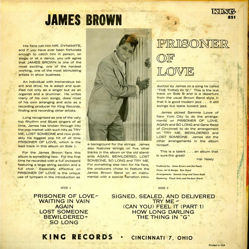 James Brown - Prisoner Of Love