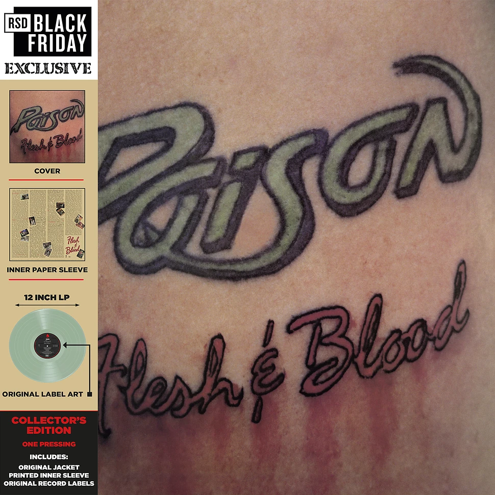 Poison - Flesh & Blood Black Friday Record Store Day 2021 Edition