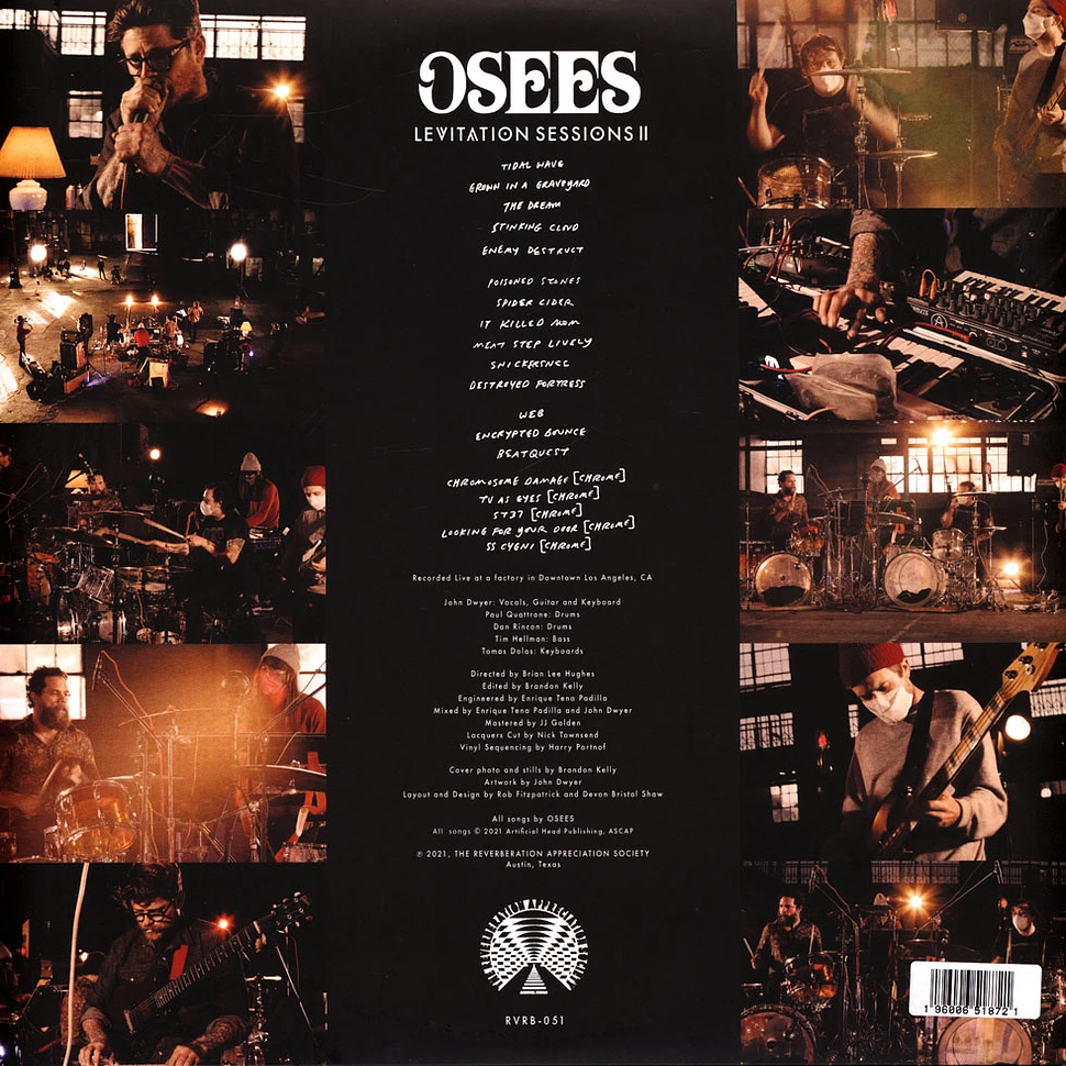 Osees (Thee Oh Sees) - Levitation Sessions Volume II Transparent Red & Blue Splatter Colored Vinyl Edition