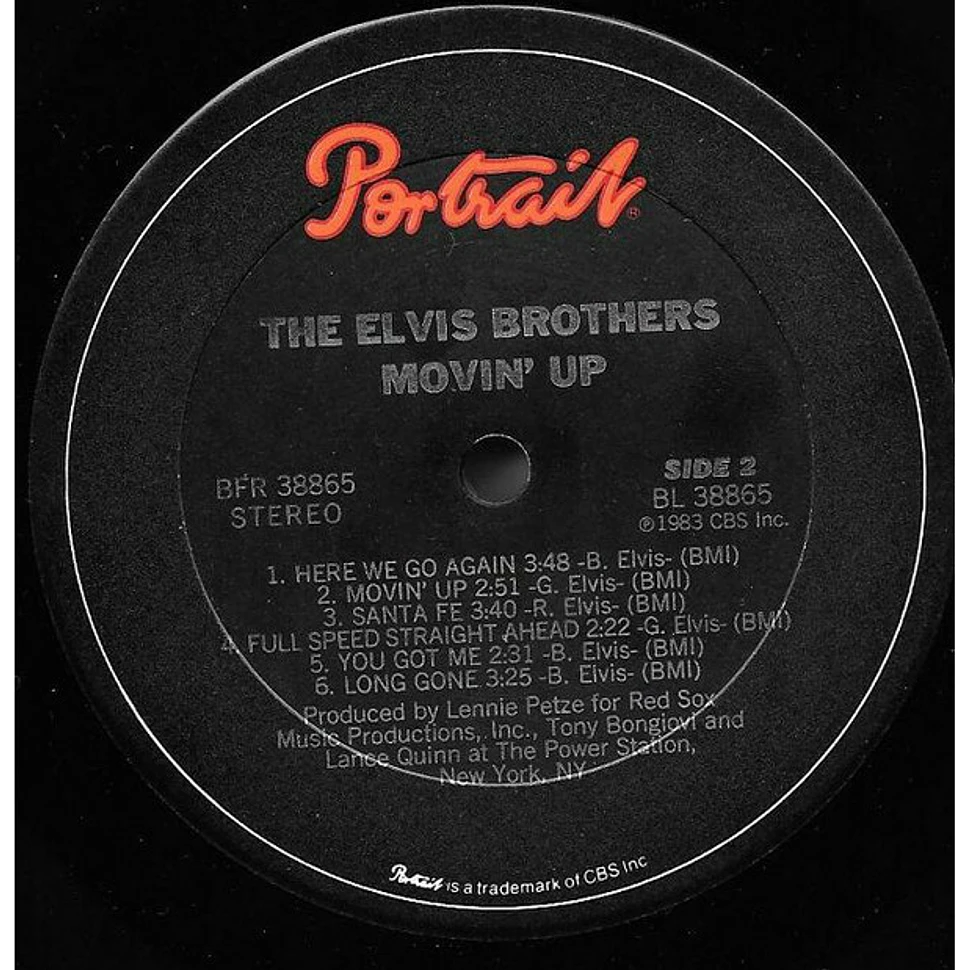 The Elvis Brothers - Movin' Up