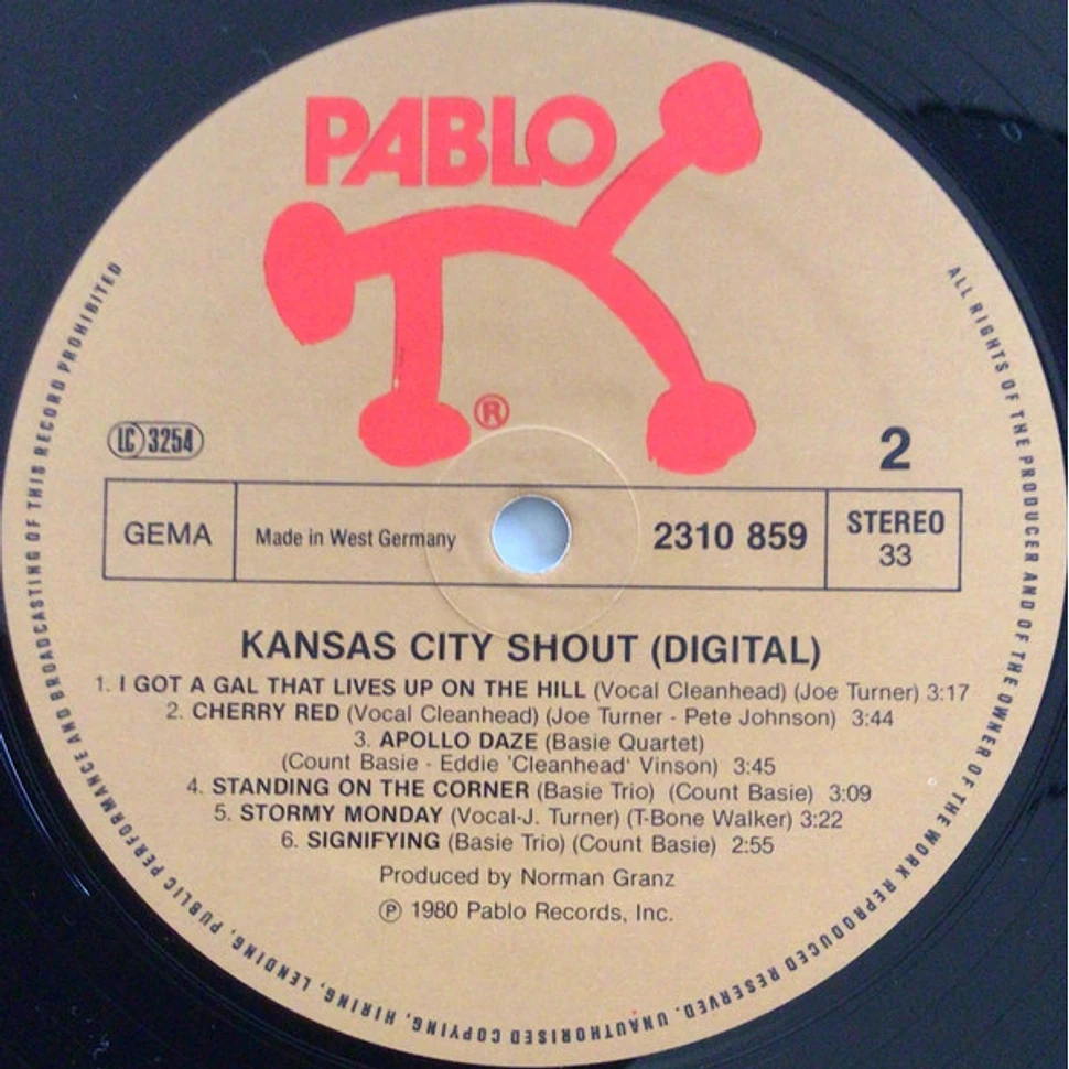 Count Basie, Big Joe Turner, Eddie "CleanHead" Vinson - Kansas City Shout